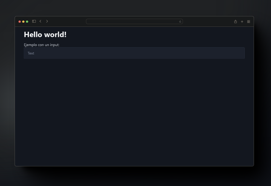 Vista previa de la aplicación con Pico.css